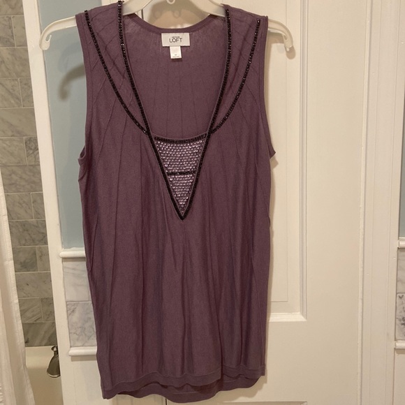 Tank Jersey by Loft, Size Medium. In excellent condition. - Picture 8 of 11